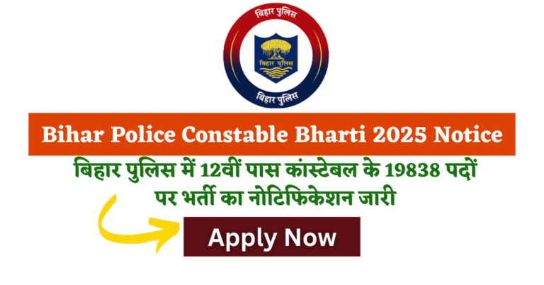 Police Constable Bharti 2025